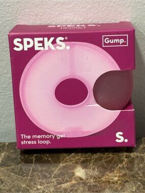Speks Gump Memory Gel Stress Loop — Pink